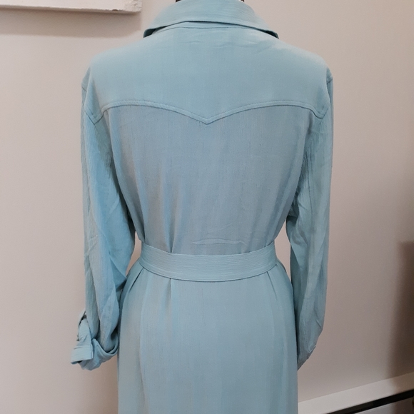 Soft Surroundings Light Blue Maxi Dress - Picture 9 of 12